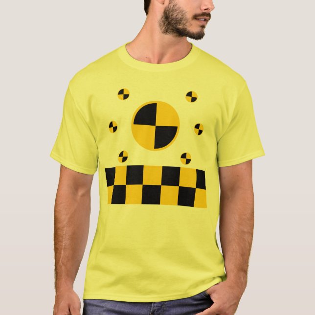 Kraschen testar markördiagram tee shirt (Framsida)