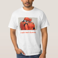 Kraschen testar skjortan för attrapp T