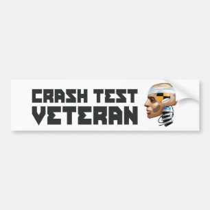 Kraschen testar veteran bildekal