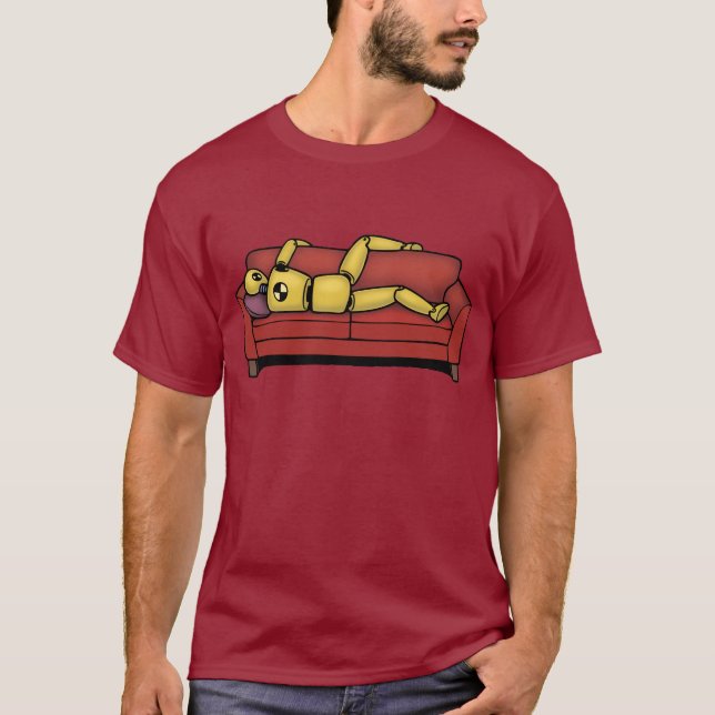 Kraschen vadderar attrapp tee shirt (Framsida)