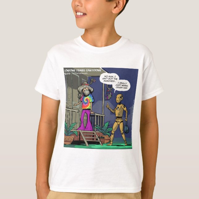 Kraschtest Hippie Rolig T-shirt (Framsida)