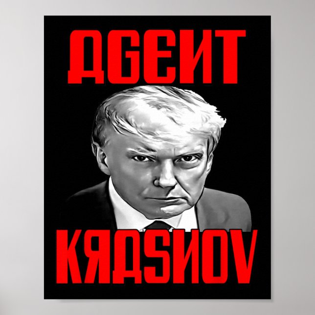 Krasnov - rysk Trump Poster (Framsidan)