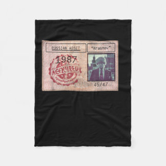 Krasnov Trump Russian Et Policy Satire Fleecefilt