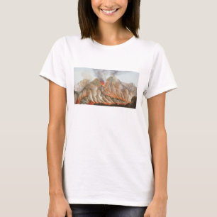 Krater av Mount Vesuvius från en original- T-shirt