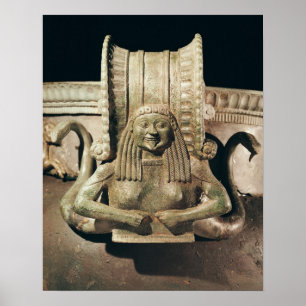 Krater, detaljer i handtaget poster