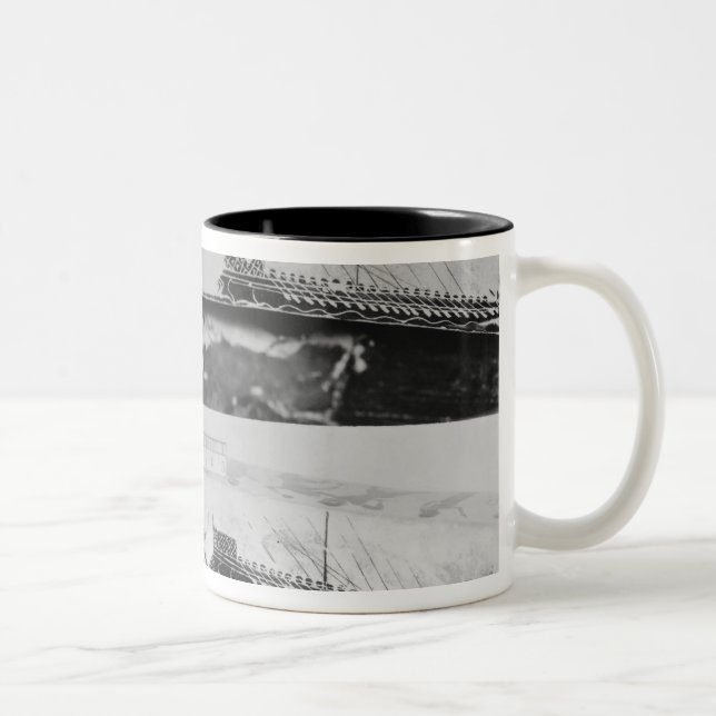 Krater för loftsvart-figur dinos Två-Tonad mugg (Höger)