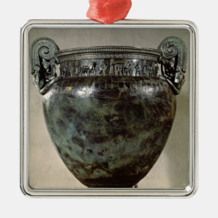 Krater från graven av en Princess av Vix Julgransprydnad Metall