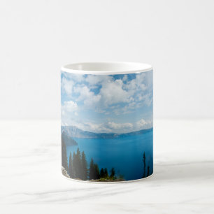 Krater sjö kaffemugg