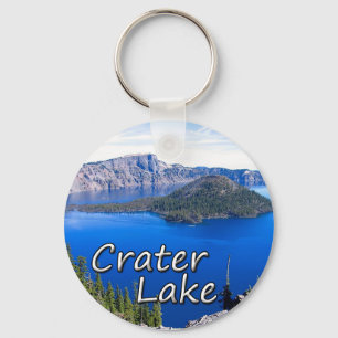 Krater sjö Keychain Nyckelring