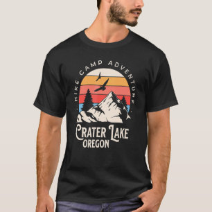 Krater Sjö Oregon-naturen höjer berg utomhus T Shirt