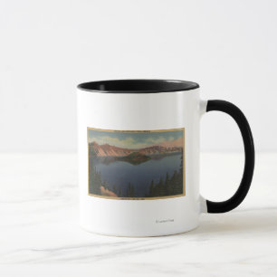 Krater sjö, Oregon - trollkarlön beskådar #2 Mugg