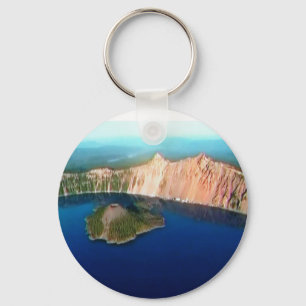 Krater sjökeychain nyckelring