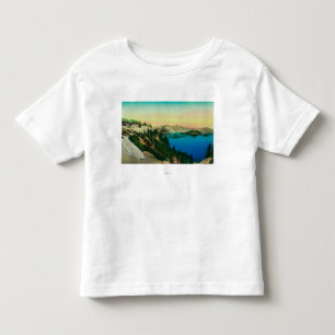 Krater sjöloge som förbiser sjön tee shirt