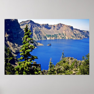 Krater sjönationalpark poster