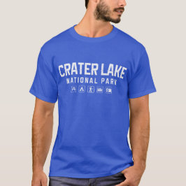 Krater Tshirt för sjönationalpark (mörk) Tröja