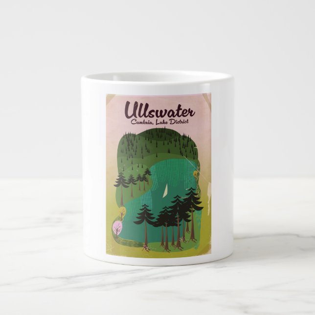 Kratersjö Kanada Resaaffisch Jumbo Mugg (Framsidan)