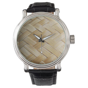 Kratip Thai Lao Isan Bamboo Ris Basket Armbandsur