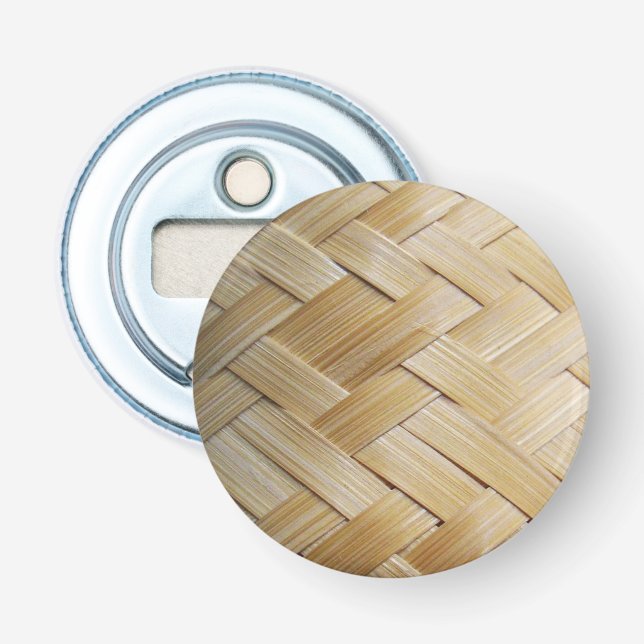 Kratip Thai Lao Isan Bamboo Ris Basket Flasköppnare (Framsidan)