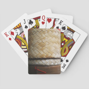 Kratip Thai Lao Isan Bamboo Ris Basket Kortlek