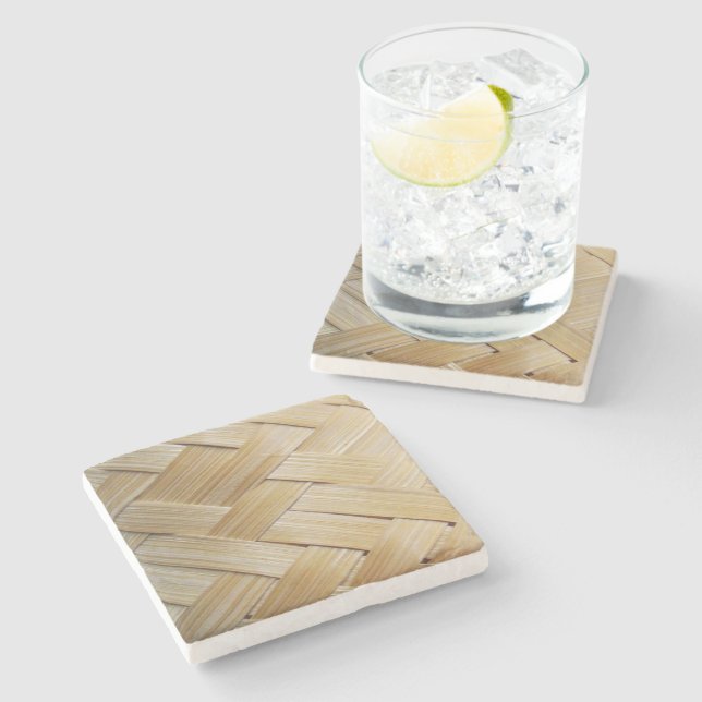 Kratip Thai Lao Isan Bamboo Ris Basket Stenunderlägg (Sidan)