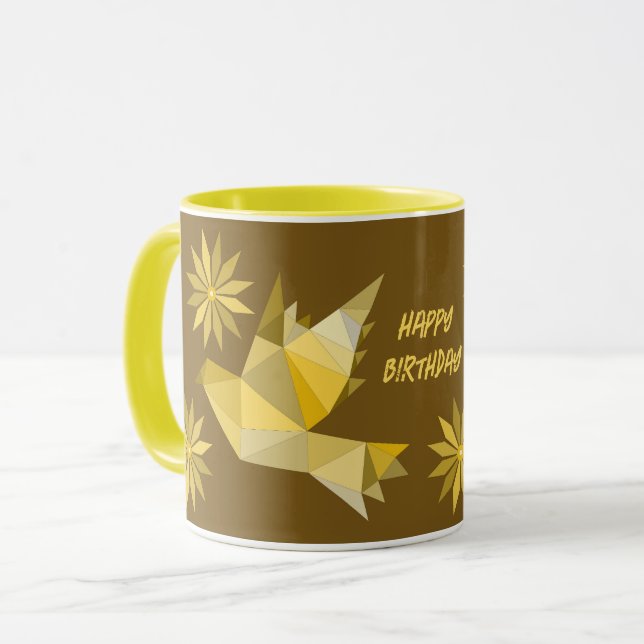KRATIV FÅGELMUGGE FÖR PRESENT MUGG (Framsida vänster)