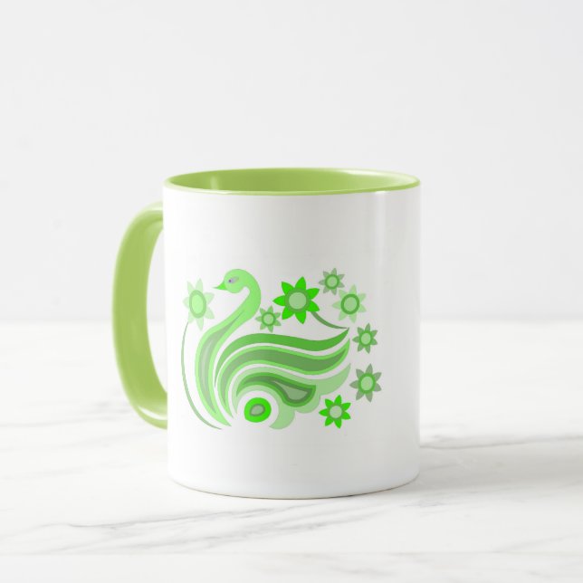 KRATIV FÅGELMUGGE FÖR PRESENT MUGG (Framsida vänster)