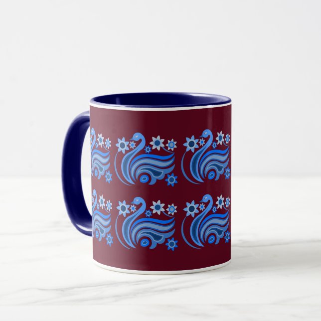 KRATIV FÅGELMUGGE FÖR PRESENT MUGG (Framsida vänster)