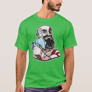Kratos rakar med sin Ax T Shirt