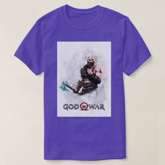 Kratos-vattenfärg 1 t shirt (Design framsida)