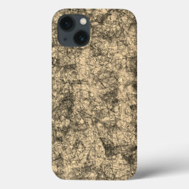 Kratser på repor på en lätt fläckig khaki