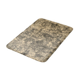 Kratser på repor på en lätt fläckig khaki badrumsmatta