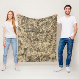 Kratser på repor på en lätt fläckig khaki fleecefilt