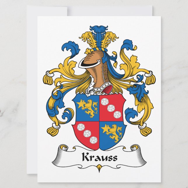 Krauss Family Crest (Framsida)