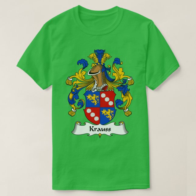 Krauss Jackar om Arm Family Crest T Shirt (Design framsida)
