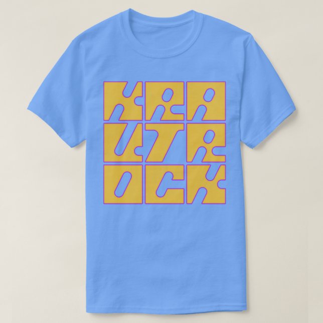 Krautrock T Shirt (Design framsida)