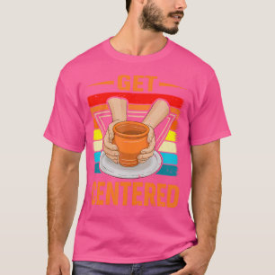 Kräv centrerad keramik krukmakarhjul Keramik Krukm T Shirt