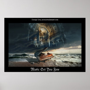 Kräv eller Musik gör dig ledig Poster