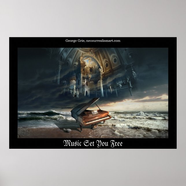 Kräv eller Musik gör dig ledig Poster (Framsidan)