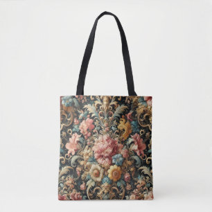 Kräv för Arcana - Gothic Blommigt Design Tygkasse