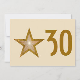 Kräv från Guld Star "Åldersår" Inbjudningar