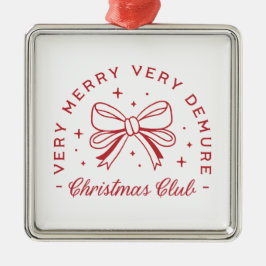 Kräv julkokvett estesiskt julgransprydnad metall