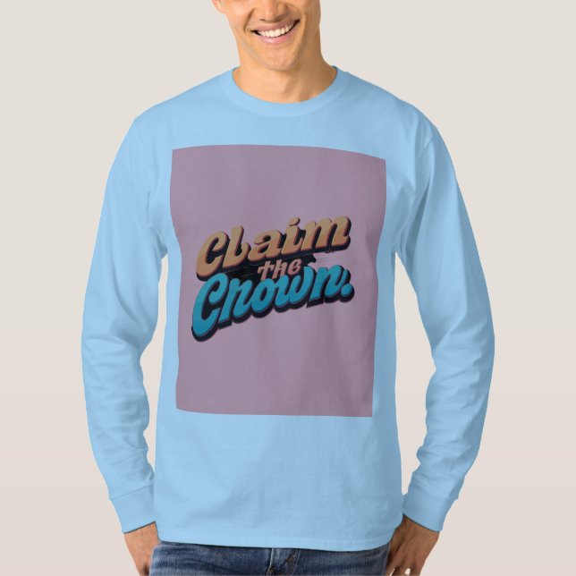"Kräv Krona." T Shirt (Framsida)