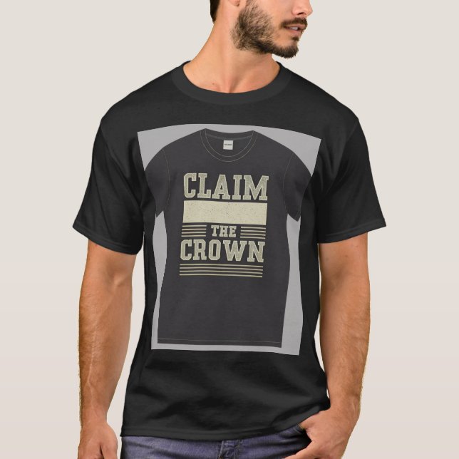 "Kräv Krona." T Shirt (Framsida)