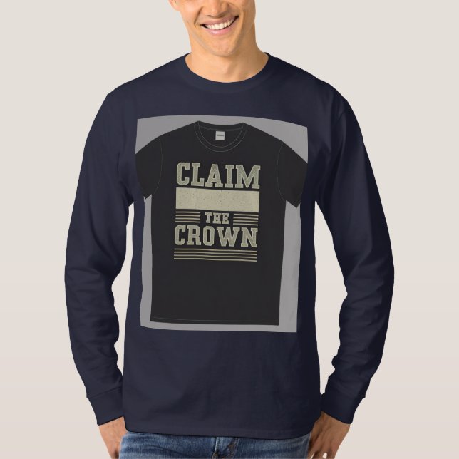 "Kräv Krona." T Shirt (Framsida)