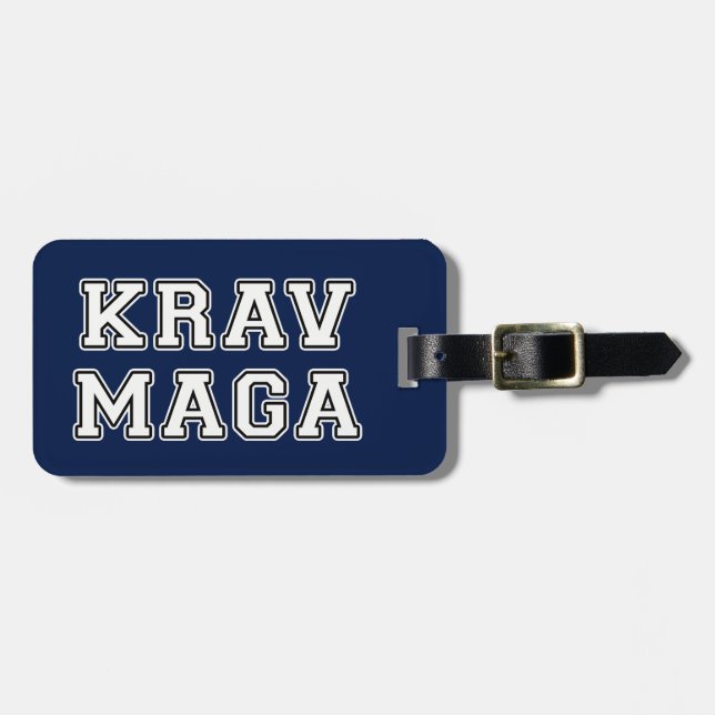 Krav Maga Bagagebricka (Horisontell Framsida)