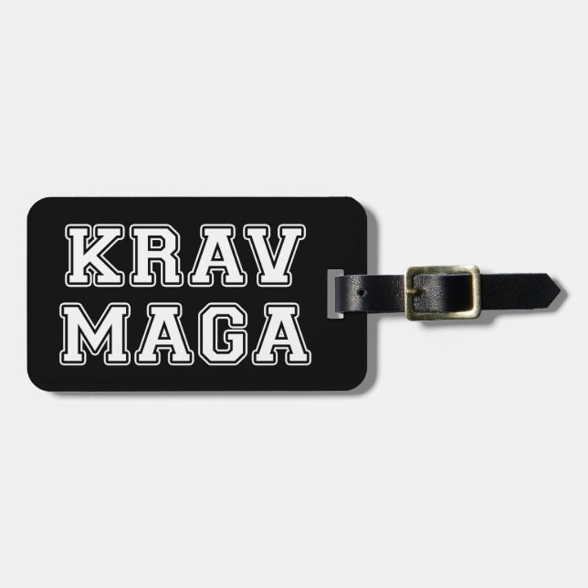 Krav Maga Bagagebricka (Horisontell Framsida)