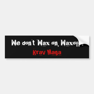 Krav Maga Bildekal