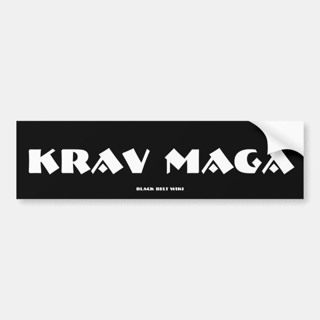 Krav Maga bildekal (Framsidan)