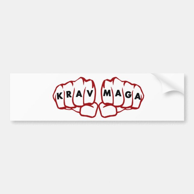 Krav Maga-fister Bildekal (Framsidan)