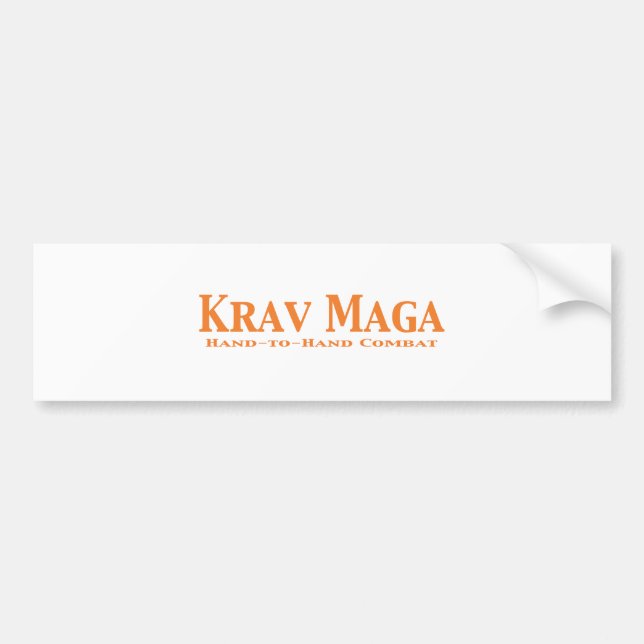 Krav Maga gåvor Bildekal (Framsidan)